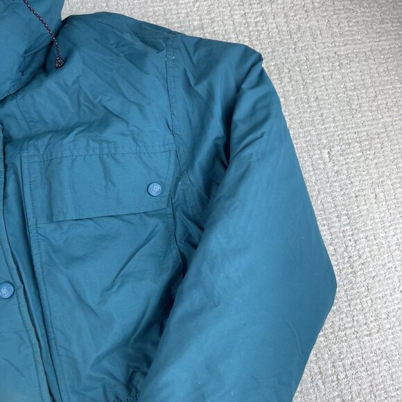 Vintage Retro REI Blue Goose Down Quilted Mountain Parka Jacket Hooded (*Read*) - Picture 8 of 16